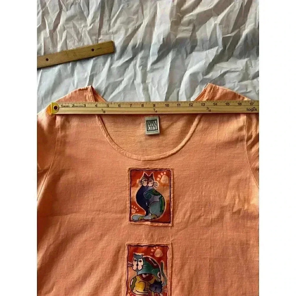 Viva City Cat Dress Pink XXL Pockets Made in USA 100% Cotton - Picture 7 of 10